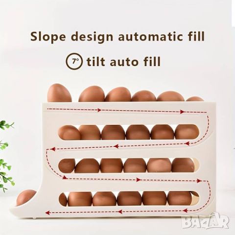 Автоматична кутия за съхранение на яйца, снимка 7 - Други стоки за дома - 46104440