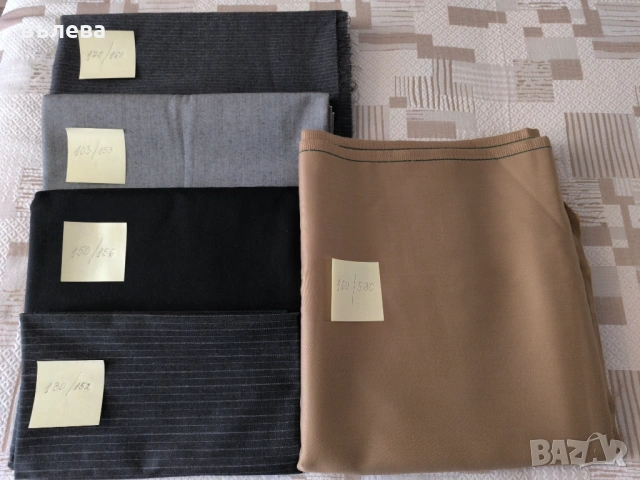 Платове вълна, нови , снимка 2 - Платове и дамаски - 53621452