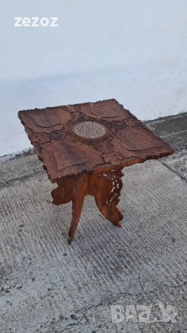 Индийска маса масив махагон