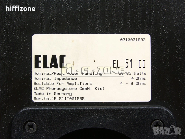 Тонколони Elac el 51 ll /1 , снимка 9 - Тонколони - 52935224