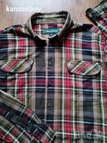deerhunter evan bamboo shirt - мъжка ловна риза 41/42 L