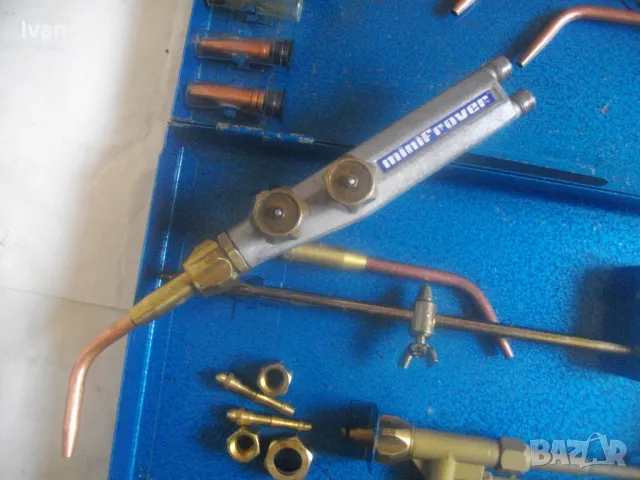 ОКСИЖЕНЕН КОМПЛЕКТ РЕЗАК ГОРЕЛКИ ДРЪЖКА БРЕНЕР КОЛЕСАР ДЮЗИ ЗА ГАЗО-КИСЛОРОДНО РЯЗАНЕ ЗАВАРЯВАНЕ , снимка 17 - Други инструменти - 49636849