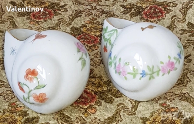 Две старинни порцеланови солнизи- Лимож- Франция , снимка 4 - Сервизи - 53467753