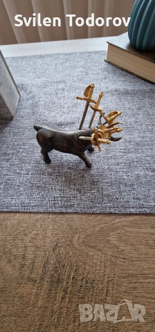 Бронзова статуетка, снимка 5 - Статуетки - 53662944