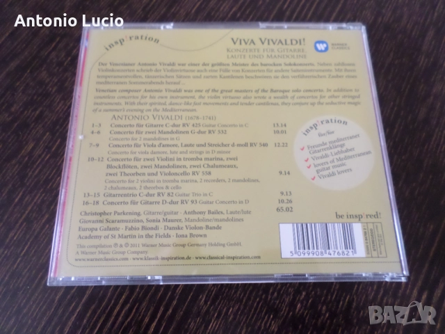 Viva Vivaldi, снимка 2 - CD дискове - 51631072