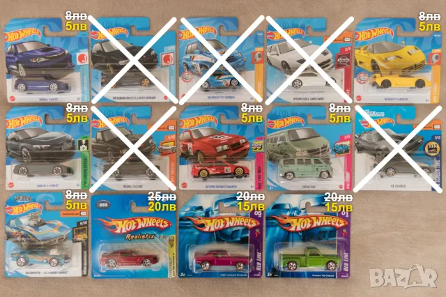 Нови метални колички Hot Wheels 1/64 Mainline, long cards, TH, STH, снимка 1 - Коли, камиони, мотори, писти - 33593787