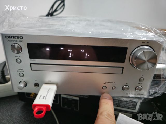 Onkyo cr-545 + тонколони mp3 ресийвър usb, снимка 11 - Ресийвъри, усилватели, смесителни пултове - 44794365