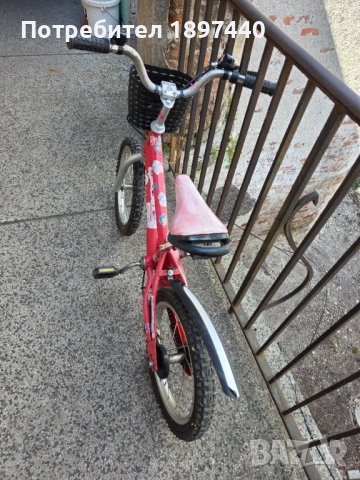 Детско колело 16" - момиче, снимка 4 - Велосипеди - 53939110