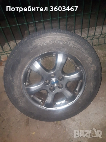 джанти със гуми 17 цолa за порше, туарег и др