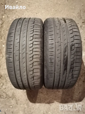 Продавам 2 броя летни гуми 225.45.17 на 1 сезон дот 2020 Контентал 