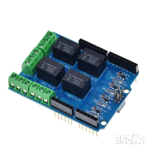 4 канална 5V релейна платка за Аrduino UNO R3 mega 2560, снимка 6 - Друга електроника - 48046653