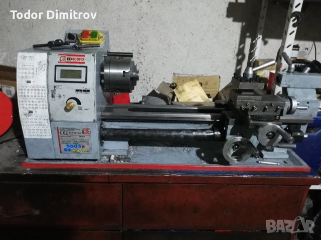 Прецизен малък струг за метал холзман ед400фд