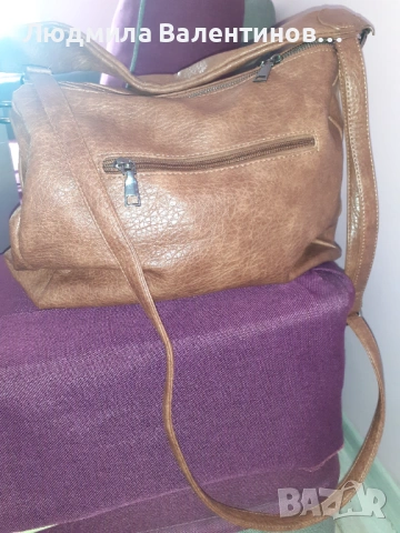 Дамски чанти в зелено и кафяво , снимка 8 - Чанти - 53060693