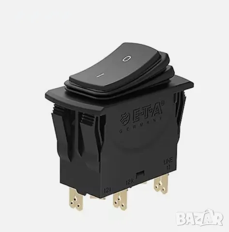 Ключ прекъсвач защита  E-T-A Circuit Breakers 3120-N554-P7T1-W01D-14A, снимка 1 - Друга електроника - 48559514