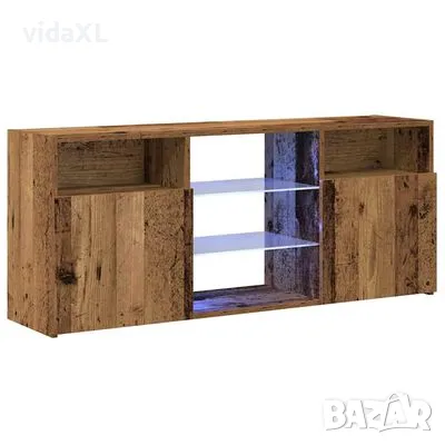 vidaXL ТВ шкаф с LED осветление, 120x30x50 см, инженерно дърво(SKU:856351), снимка 3 - Шкафове - 48993071