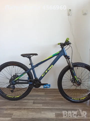 26" CTM Raptor 1.0 - Дискови спирачки, 1х8 палцови скорости, снимка 2 - Велосипеди - 51389675