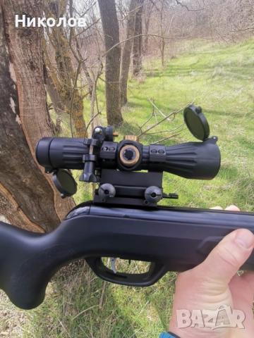 Въздушна пушка Gamo Black Knight 5.5mm, снимка 5 - Въздушно оръжие - 52944147
