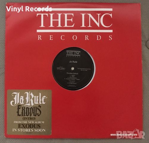 Ja Rule – Exodus (Intro) / Me, Vinyl 12", 33 ⅓ RPM, Promo, снимка 1 - Грамофонни плочи - 46011228