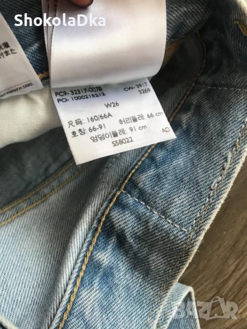 Къси панталонки Levi’s 501, размер 26, снимка 2 - Къси панталони и бермуди - 50865907