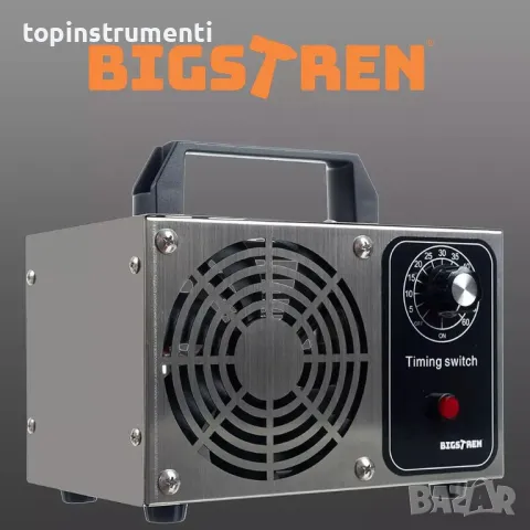 Озонов генератор за пречистване на въздух BIGSTREN 21208, 100W, 20000 мг/час, снимка 6 - Овлажнители и пречистватели за въздух - 46826726