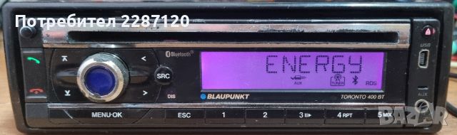 CD радио плеър за кола Blaupunkt Toronto 400 BT, снимка 1