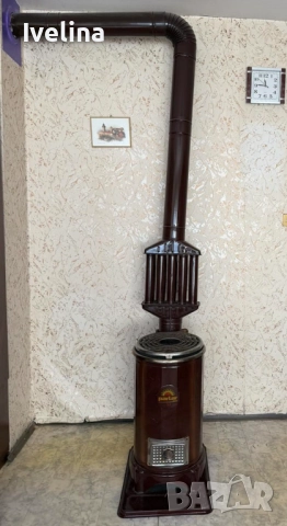 Печка на дърва с лира и бурии