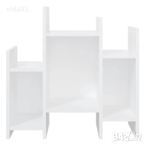 vidaXL Страничен шкаф, бял, 60x26x60 см, инженерно дърво（SKU:806283）, снимка 1 - Шкафове - 48537299