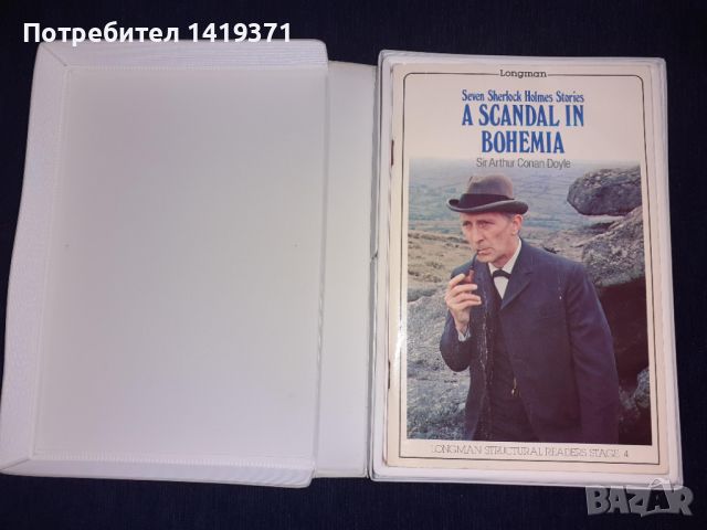 Истории с Шерлок Холмс - Книга + 2 аудио касени на анлийски език - Артър Конан Дойл -Японско издание, снимка 4 - Художествена литература - 45673590