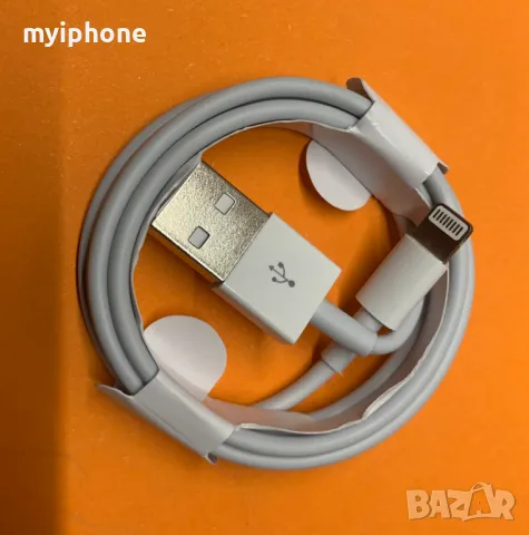 Оригинален USB кабел за зарядно устройство за iPad Кабел за телефонна дата за iPhone 11 12 13 14 Pro, снимка 2 - Apple iPhone - 48382710