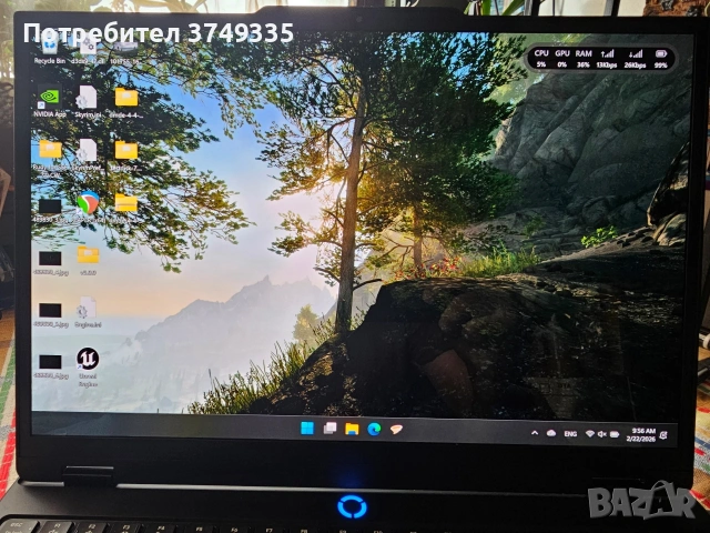 Геймърски Лаптоп Lenovo Legion 5, 24GB, RTX 5050, 1TB, Oled 2.5k, снимка 4 - Лаптопи за дома - 53619090