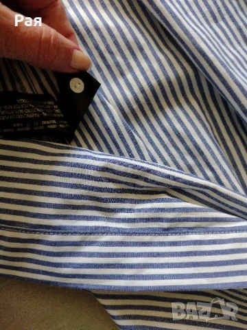 Зара/Zara елегантна риза с къс ръкав, снимка 4 - Ризи - 50739061