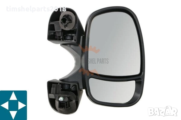 Външно огледало "Електрическо" за Renault Trafic II , Opel Vivaro, Nissan 2001-2013год. - Пасажерска