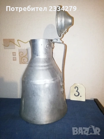 Ибрик-гюм, стар от аломиний., снимка 8 - Декорация за дома - 35290437