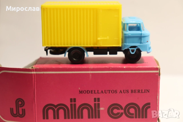 MINI CAR 1/87 H0 IFA ИФА ФУРГОН КАМИОН МОДЕЛ, снимка 5 - Колекции - 52772811