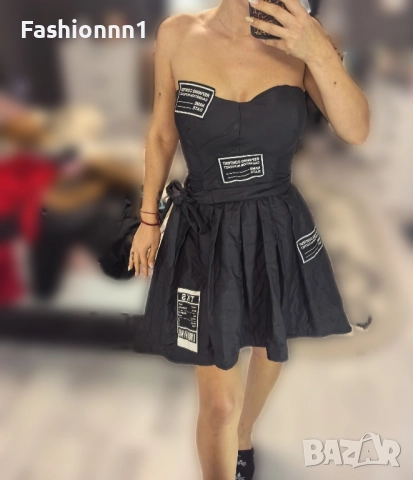 Черна рокля , снимка 2 - Рокли - 52515716