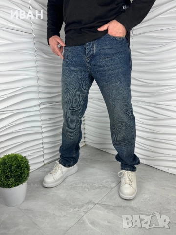 Мъжки дънки в син цвят тип " Baggy", снимка 3 - Дънки - 52967614