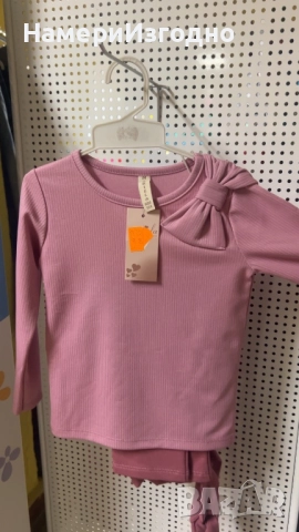 Розова блузка 104 размер, снимка 2 - Детски Блузи и туники - 52673578