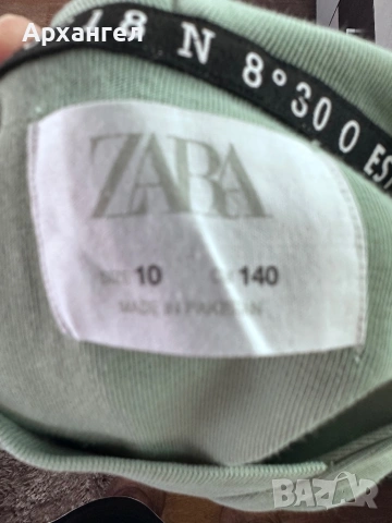 Детска блуза ZARA-размер10-140см, снимка 3 - Детски Блузи и туники - 53989373