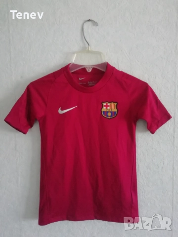Barcelona Nike оригинална нова детска тениска фланелка 7-8г Барселона 