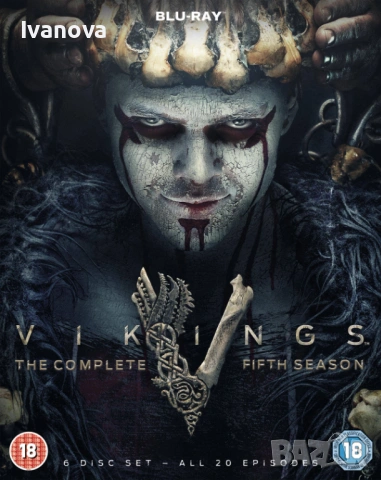 VIKINGS- fifth season, снимка 1 - Blu-Ray филми - 54071918
