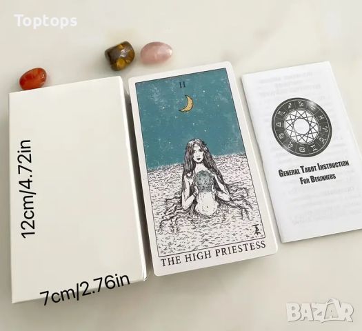 Таро 7х12см: Wandering Moon Tarot & Exotic Cancer Tarot &Tempest Tarot, снимка 2 - Карти за игра - 45401114