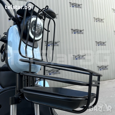 Електрическа триколка 2+1 750.1 ТИП VESPA STYLE с диференциал Нов модел, голяма равна седалка, подхо, снимка 5 - Мотоциклети и мототехника - 52407229