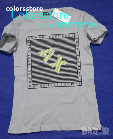 Мъжка тениска Armani код VL122, снимка 1 - Тениски - 40430465