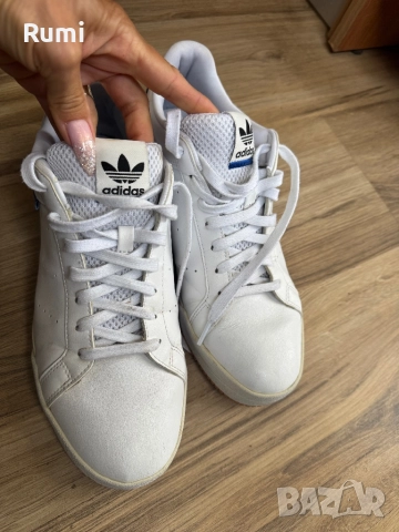 Оригинални кожени кецове Аdidas Originals COURT ! 46 н, снимка 2 - Кецове - 52179611