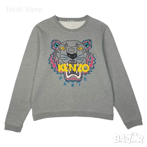 Дамска блуза Kenzo Paris Tigerhead Embroidery Graphic Sweatshirt, снимка 1 - Блузи с дълъг ръкав и пуловери - 48571843