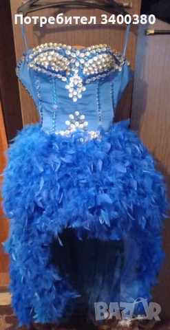Официална Рокля с Пера, снимка 6 - Рокли - 52765691