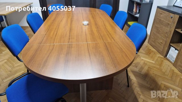 заседателна маса със столове, снимка 3 - Работни маси и бюра - 45127586