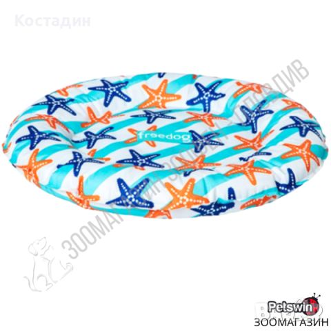 Охлаждаща Възглавница - за Куче - S, M размер - Starfish разцветка - Cooling Donut - Freedog, снимка 1 - За кучета - 46408027