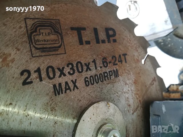 T.I.P. НАСТОЛЕН ЦИРКУЛЯР С ДИСК ОТ ГЕРМАНИЯ 3003251710, снимка 7 - Циркуляри - 49698810