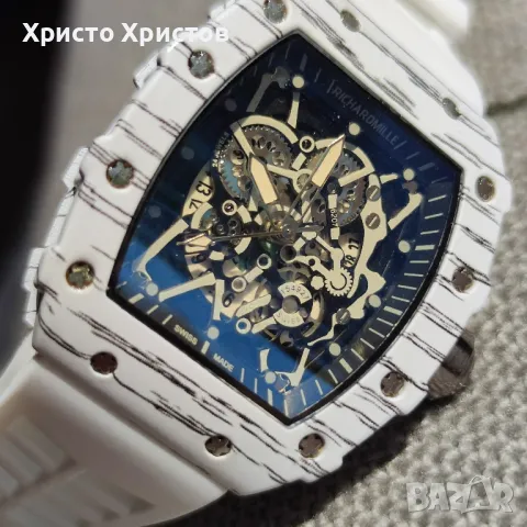 Мъжки луксозен часовник Richard Mille Carbon Fibre Limited Edition , снимка 2 - Мъжки - 47008047